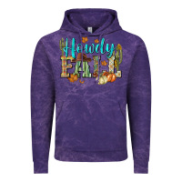 Cloud Purple Western howdy Fall Vintage Hoodie - NancyCooperArtShop