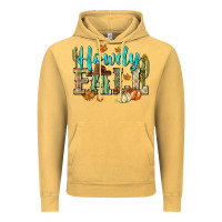 Vintage Mustard Western howdy Fall Vintage Hoodie - NancyCooperArtShop