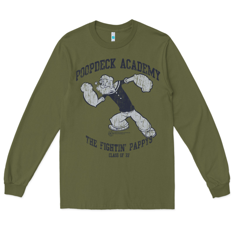 Popeye Poopdeck Academy Brand A Transparent Long Sleeve Tee by tuanDangUi | Teevron