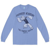 Colony Blue popeye poopdeck academy brand a transparent Long Sleeve Tee - tuanDangUi
