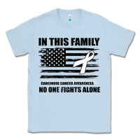 Dusty Blue No One Fights Alone Pancreatic Cancer Awareness Classic Tee - Bettercallsaul