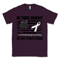 Plum No One Fights Alone Pancreatic Cancer Awareness Classic Tee - Bettercallsaul