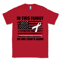 Red No One Fights Alone Pancreatic Cancer Awareness Classic Tee - Bettercallsaul