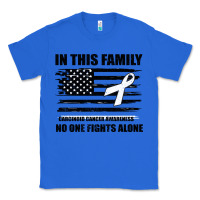 True Royal No One Fights Alone Pancreatic Cancer Awareness Classic Tee - Bettercallsaul