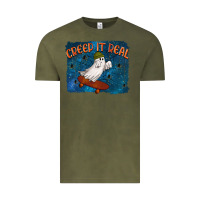 Vintage Olive Creep It Real Vintage Tee - texasbilliewilder