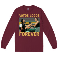 Burgundy vatos locos forever Long Sleeve Tee - tuanDangUi