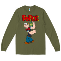 Army Green popeye Long Sleeve Tee - tuanDangUi