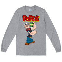 Heather Grey popeye Long Sleeve Tee - tuanDangUi