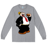 Heather Grey wimpi character popeye Long Sleeve Tee - tuanDangUi