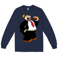 Navy wimpi character popeye Long Sleeve Tee - tuanDangUi