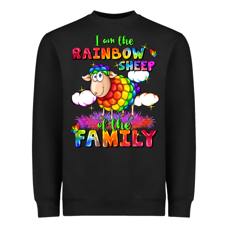 I Am The Rainbow Sheep Of The Family Heavyweight Sweatshirt by FaDigitalArtStudio | Teevron