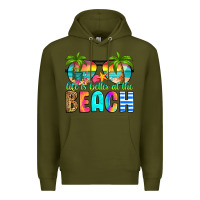Army Green life is better at the beach Premium Hoodie - RanaPortraitStore