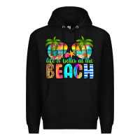 Black life is better at the beach Premium Hoodie - RanaPortraitStore