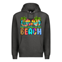 Charcoal Heather life is better at the beach Premium Hoodie - RanaPortraitStore