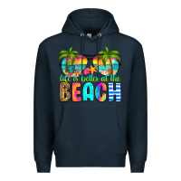 Navy life is better at the beach Premium Hoodie - RanaPortraitStore