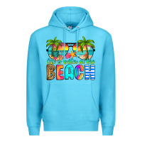 Ocean Blue life is better at the beach Premium Hoodie - RanaPortraitStore
