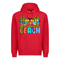Red life is better at the beach Premium Hoodie - RanaPortraitStore