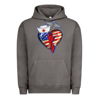 Pigment Tornado patriotic nurse love Urban Hoodie - BarkalooDesign