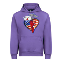 Tulip patriotic nurse love Urban Hoodie - BarkalooDesign