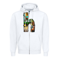 White farm life alphabet lowercase letters h Zipper Hoodie - BundleAndBundleShop