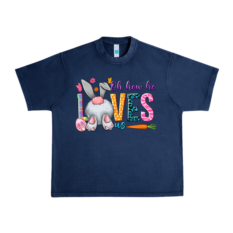 Oh How He Loves Us Urban Heavy Tee by NancyCooperArtShop | Teevron