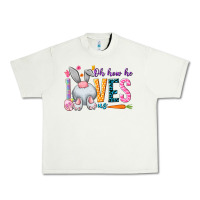 Pistachio Oh how he loves us Urban Heavy Tee - NancyCooperArtShop