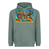 Sage Cutest Pumpkins In The Patch Heavyweight Hoodie - LillyAllenDesigns