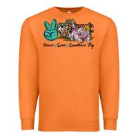 Carrot Peace Love Landrace Pig Premium Sweatshirt - LillyAllenDesigns