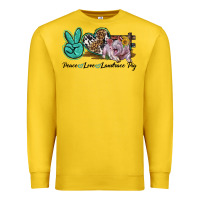 Lemon Peace Love Landrace Pig Premium Sweatshirt - LillyAllenDesigns