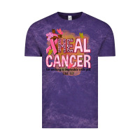 Cloud Purple heal cancer for nothing is impossible with god Vintage Tee - NancyCooperArtShop