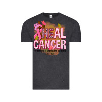 Vintage Black heal cancer for nothing is impossible with god Vintage Tee - NancyCooperArtShop