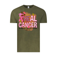 Vintage Olive heal cancer for nothing is impossible with god Vintage Tee - NancyCooperArtShop