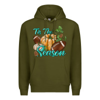 Army Green tis the season Premium Hoodie - BundleAndBundleShop