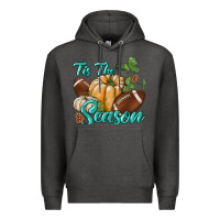 Charcoal Heather tis the season Premium Hoodie - BundleAndBundleShop