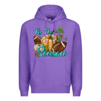 Purple tis the season Premium Hoodie - BundleAndBundleShop
