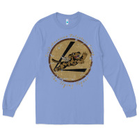 Colony Blue flying tigers squadron wwii leather patch design Long Sleeve Tee - tuanDangUi