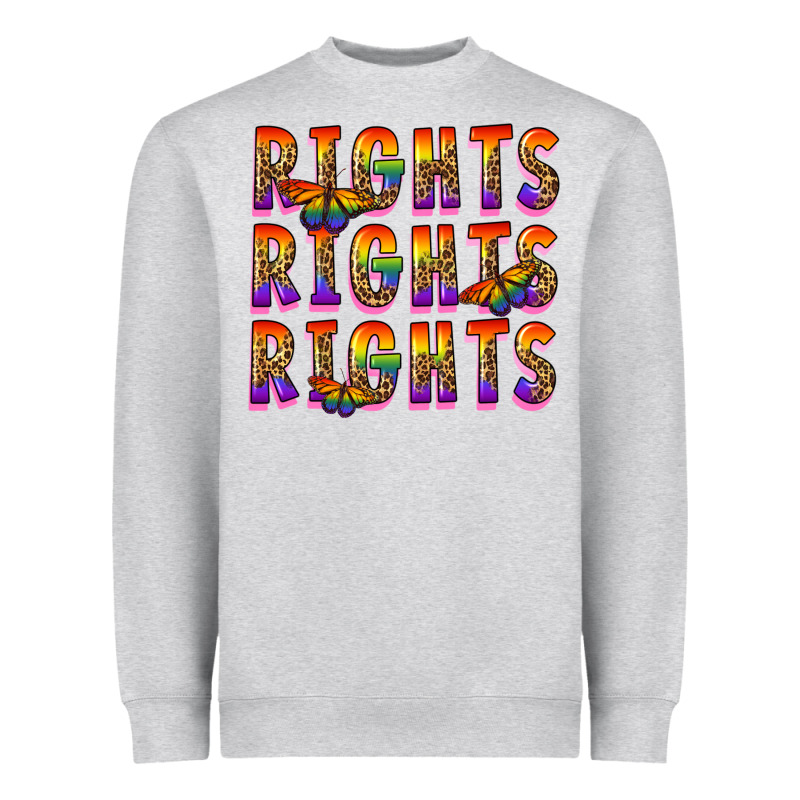 Rights Rights Rights Pride Heavyweight Sweatshirt by FaDigitalArtStudio | Teevron