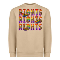 Mushroom rights rights rights pride Heavyweight Sweatshirt - FaDigitalArtStudio