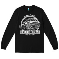 Black m4a1 sherman tank Long Sleeve Tee - tuanDangUi