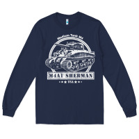 Navy m4a1 sherman tank Long Sleeve Tee - tuanDangUi