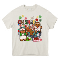 Cream oh snap christmas Heavy Core Tee - MaliasSmallBusiness