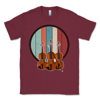 Burgundy Violin Vintage Classic Tee - Bettercallsaul