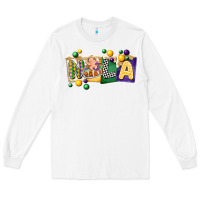 White nola cake mardi gras Long Sleeve Tee - CowGirlArtShop
