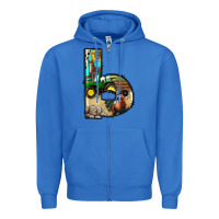 True Royal farm life alphabet lowercase letters b Zipper Hoodie - BundleAndBundleShop