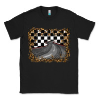 Black leopard racing  background Classic Tee - RanaPortraitStore
