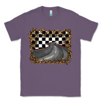 Lavender leopard racing  background Classic Tee - RanaPortraitStore