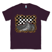 Plum leopard racing  background Classic Tee - RanaPortraitStore