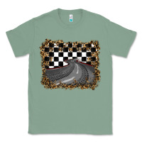 Sage leopard racing  background Classic Tee - RanaPortraitStore