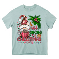 Arona Pink Christmas hot cocoa and christmas movies Heavy Core Tee - NancyCooperArtShop