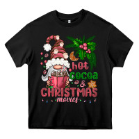 Pink Christmas Hot Cocoa And Christmas Movies Heavy Core Tee | Teevron